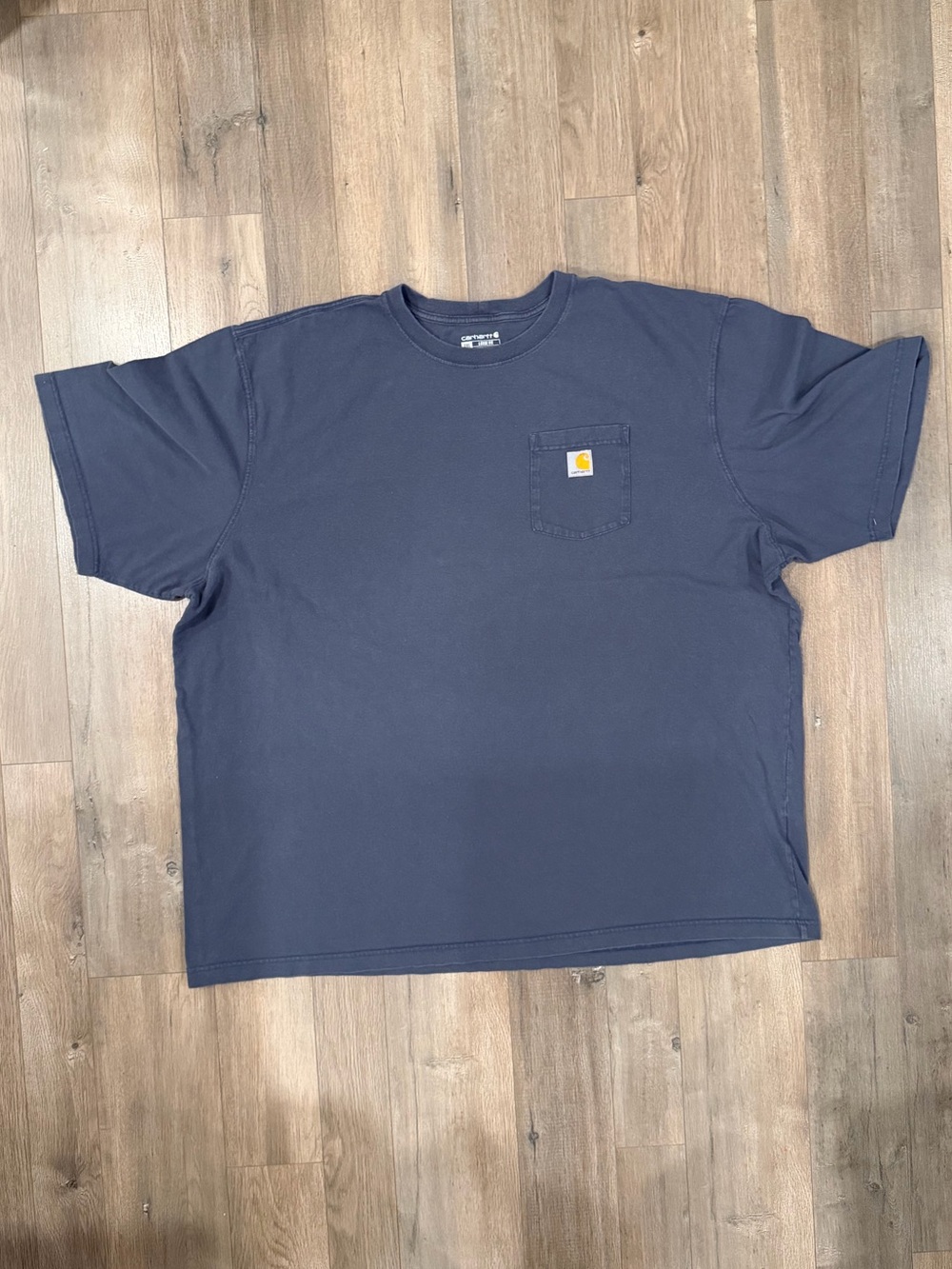 Carhartt Navy Short-Sleeve Pocket Tee